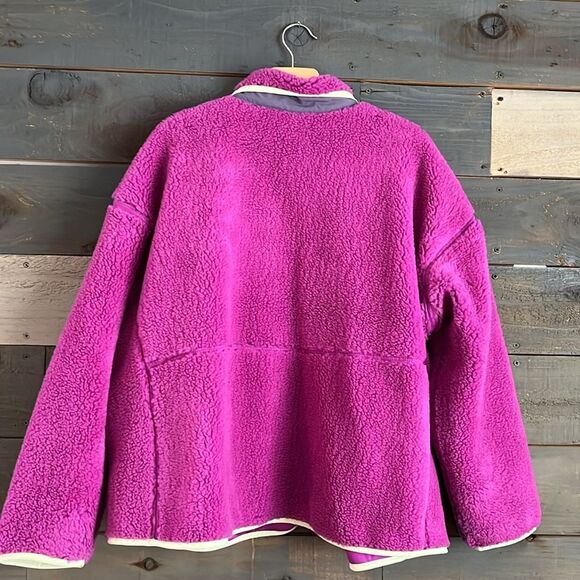 The North Face 2XL Extreme Pile Full Zip Fleece Jacket Purple Cactus Flower NWT - Picture 6 of 12